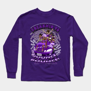 Freaknik 1996 Bounce Shawty Bounce! Purple Colorway Long Sleeve T-Shirt